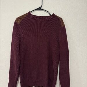J. Crew Deep Burgundy Knit Sweater